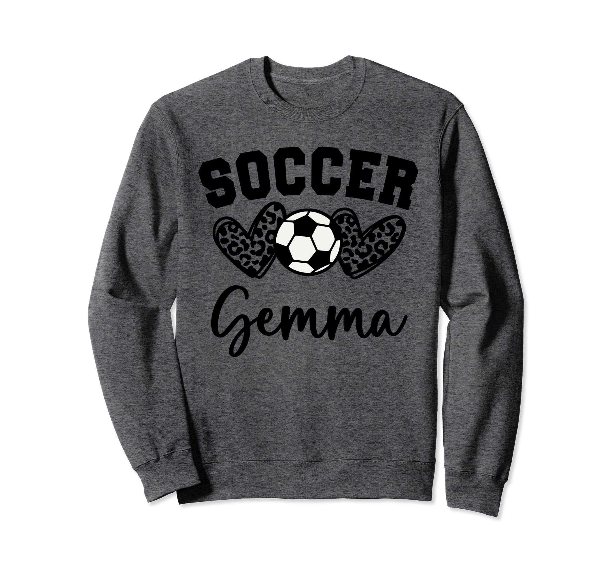 Soccer Gemma Matching Family Sweatshirt - Casual Everyday Wear Men Women