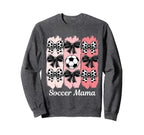 Soccer Mama Coquette Bow Sweatshirt - Casual Everyday Wear Men Women