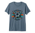 Soccer Papa Family Matching Dad T-Shirt - Fun Novelty Design Men Women