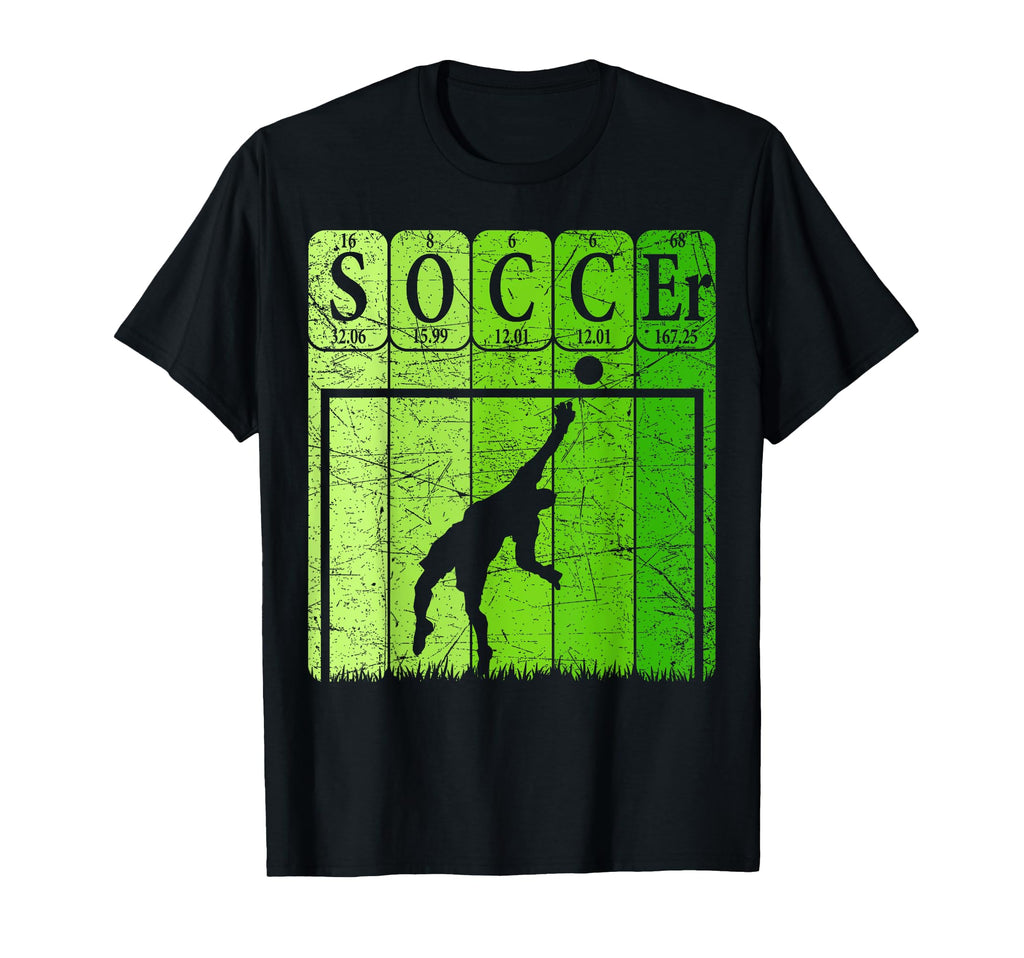 Soccer Periodic Table Elements Soccer T-Shirt - Fun Novelty Design Unisex