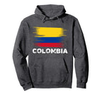 Colombia Colombian Flag Sport Soccer Hoodie - Trendy Graphic Unisex