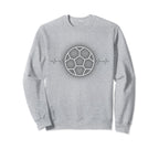 Heartbeat Soccer Dad Exercise Sweatshirt - Fun Novelty Design Men Women