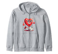Heart Soccer Gift Sweatshirt - Trendy Graphic Unisex