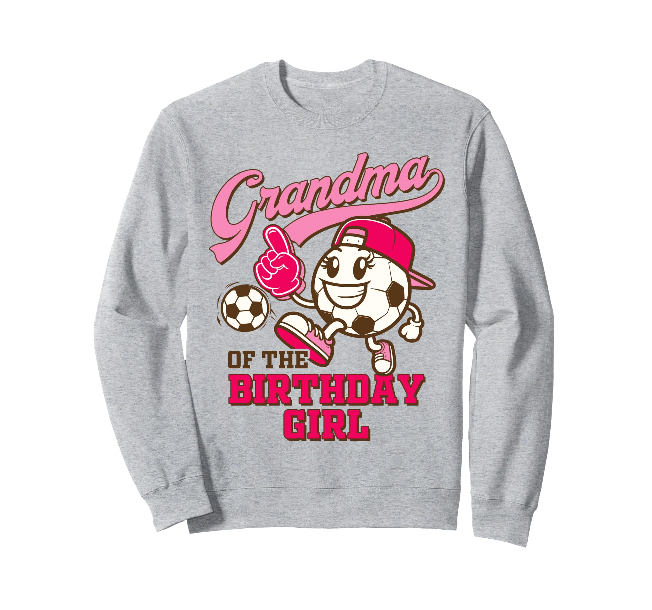 Soccer Grandma Birthday Party Sweatshirt - Streetwear Style for Adults