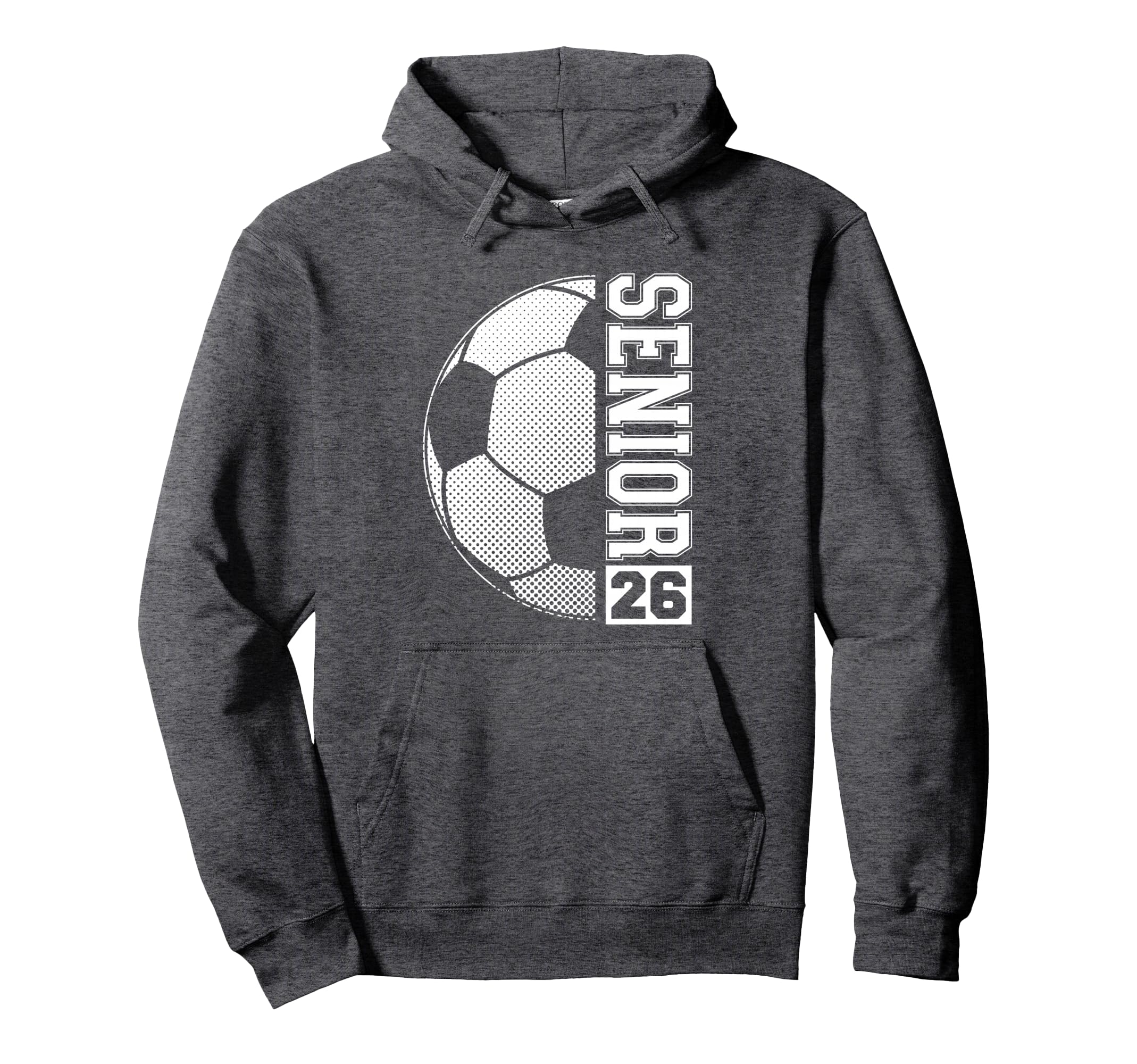 Soccer Senior 26 Class 2026 Grad Hoodie - Custom Art Print Men Women