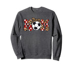 Soccer Mom Red Cheetah Leopard Sweatshirt - Unique Graphic Men Women