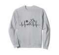 Heartbeat Soccer Sweatshirt - Casual Everyday Wear for Adults