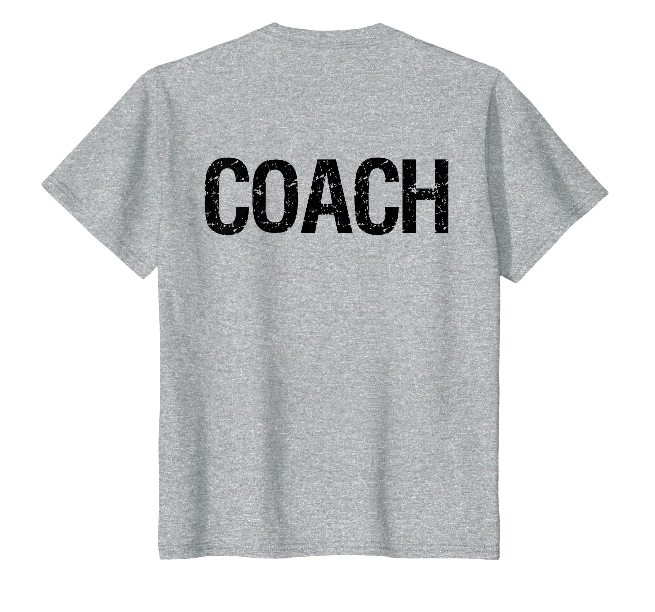 Coach Back Coaches Soccer Baseball T-Shirt - Novelty Apparel Unisex