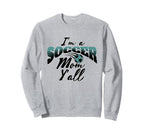 Mom Soccer Lover Soccer Mom Gift Sweatshirt - Trendy Graphic for Adults