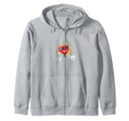 Heart Soccer Gift Hoodie - Trendy Graphic for Adults