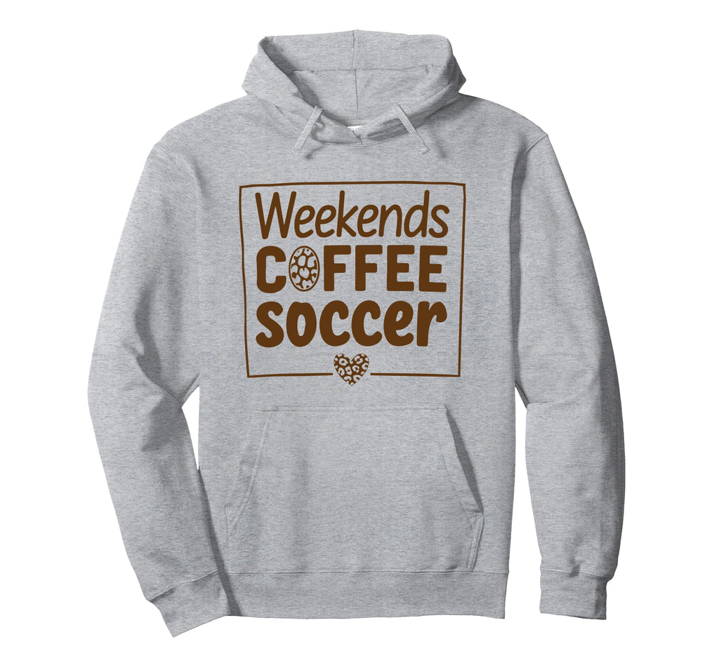 Weekends Coffee And Soccer Mom Life Hoodie - Minimalist Print Men Women