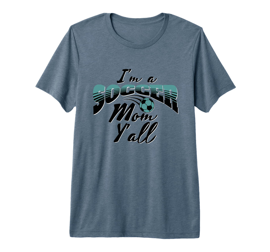 Mom Soccer Lover Soccer Mom Gift T-Shirt - Custom Art Print for Adults