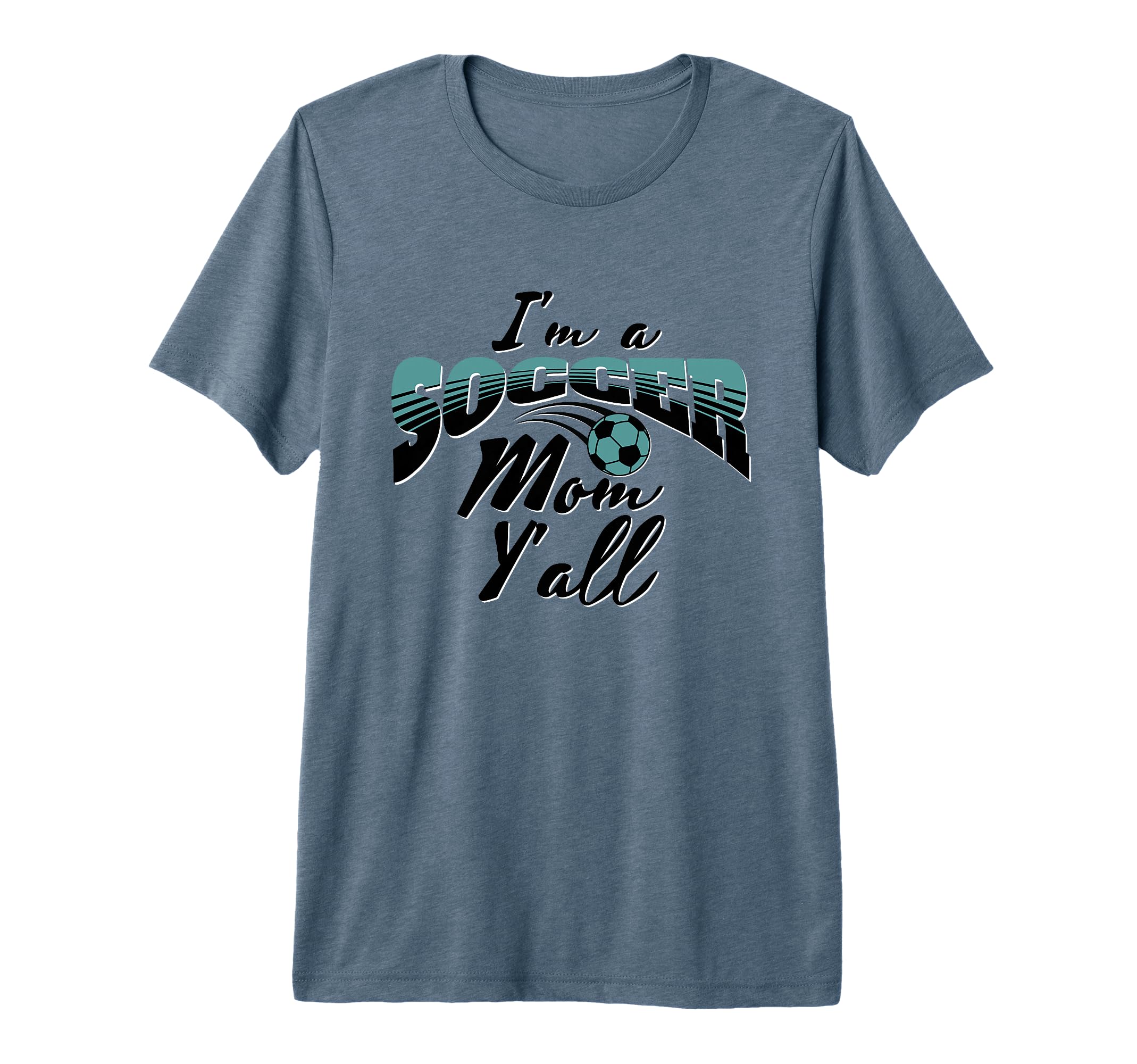 Mom Soccer Lover Soccer Mom Gift T-Shirt - Custom Art Print for Adults