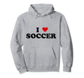 I Heart Soccer Player I Love Soccer Hoodie - Custom Art Print for Adults