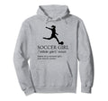 Soccer Soccer Player Soccer Hoodie - Graphic Print for Adults
