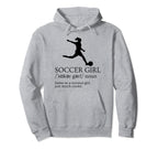 Soccer Soccer Player Soccer Hoodie - Graphic Print for Adults