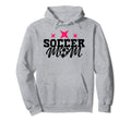 Soccer Mom Funny Illustration Black Hoodie - Streetwear Style Unisex