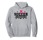 Soccer Mom Funny Illustration Black Hoodie - Streetwear Style Unisex