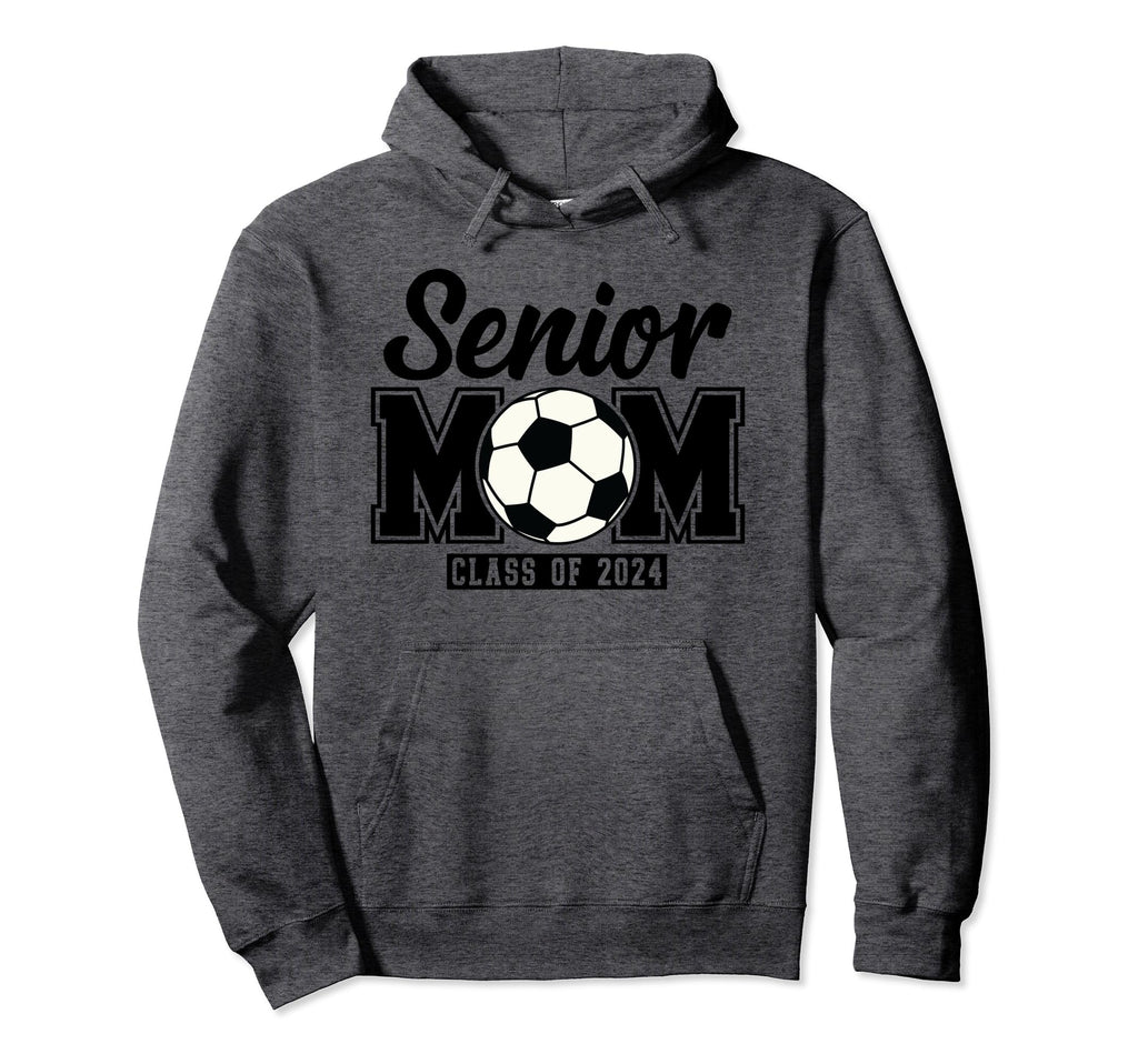 Senior Mom Class 2024 Soccer Hoodie - Streetwear Style for Adults