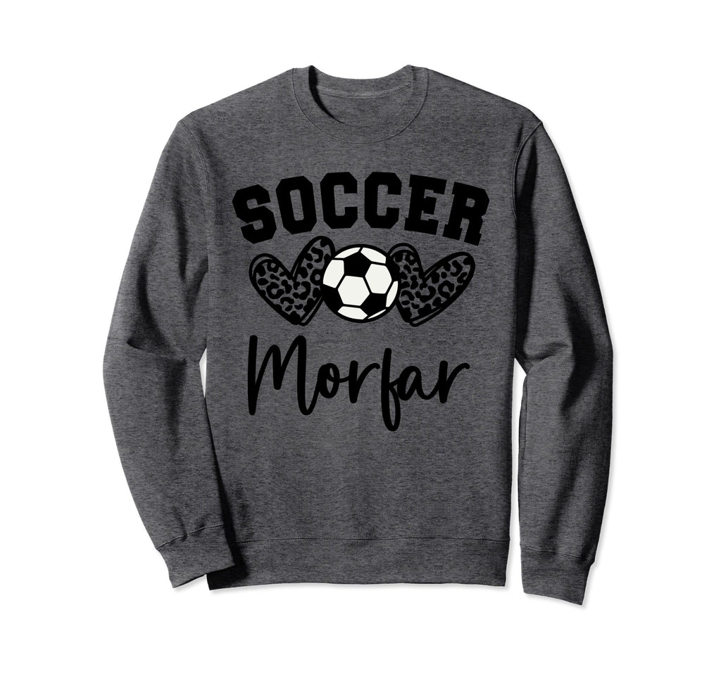 Soccer Morfar Matching Family Soccer Sweatshirt - Novelty Apparel Unisex