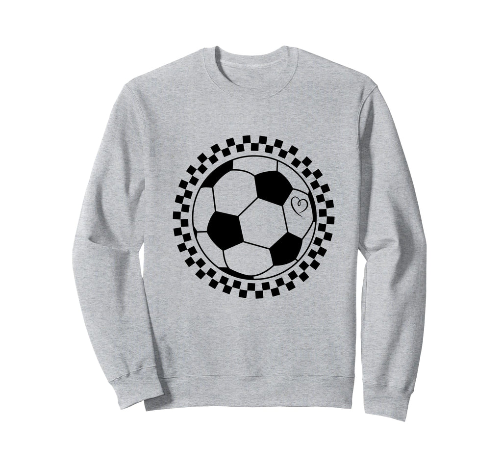 Groovy Soccer Womens Soccer Sweatshirt - Novelty Apparel Men Women