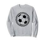 Groovy Soccer Womens Soccer Sweatshirt - Novelty Apparel Men Women