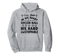 Jesus Heart He Is Unstoppable Soccer Hoodie - Streetwear Style Men Women