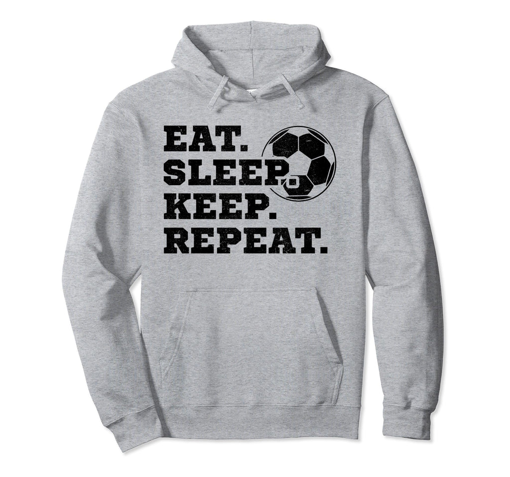 Eat Sleep Keep Repeat Soccer Hoodie - Custom Art Print for Adults