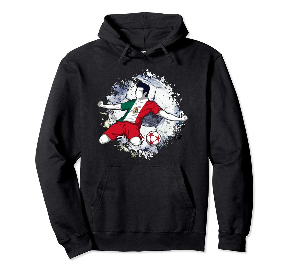 Mexico Soccer Mexican National Flag Hoodie - Fun Novelty Design Men Women