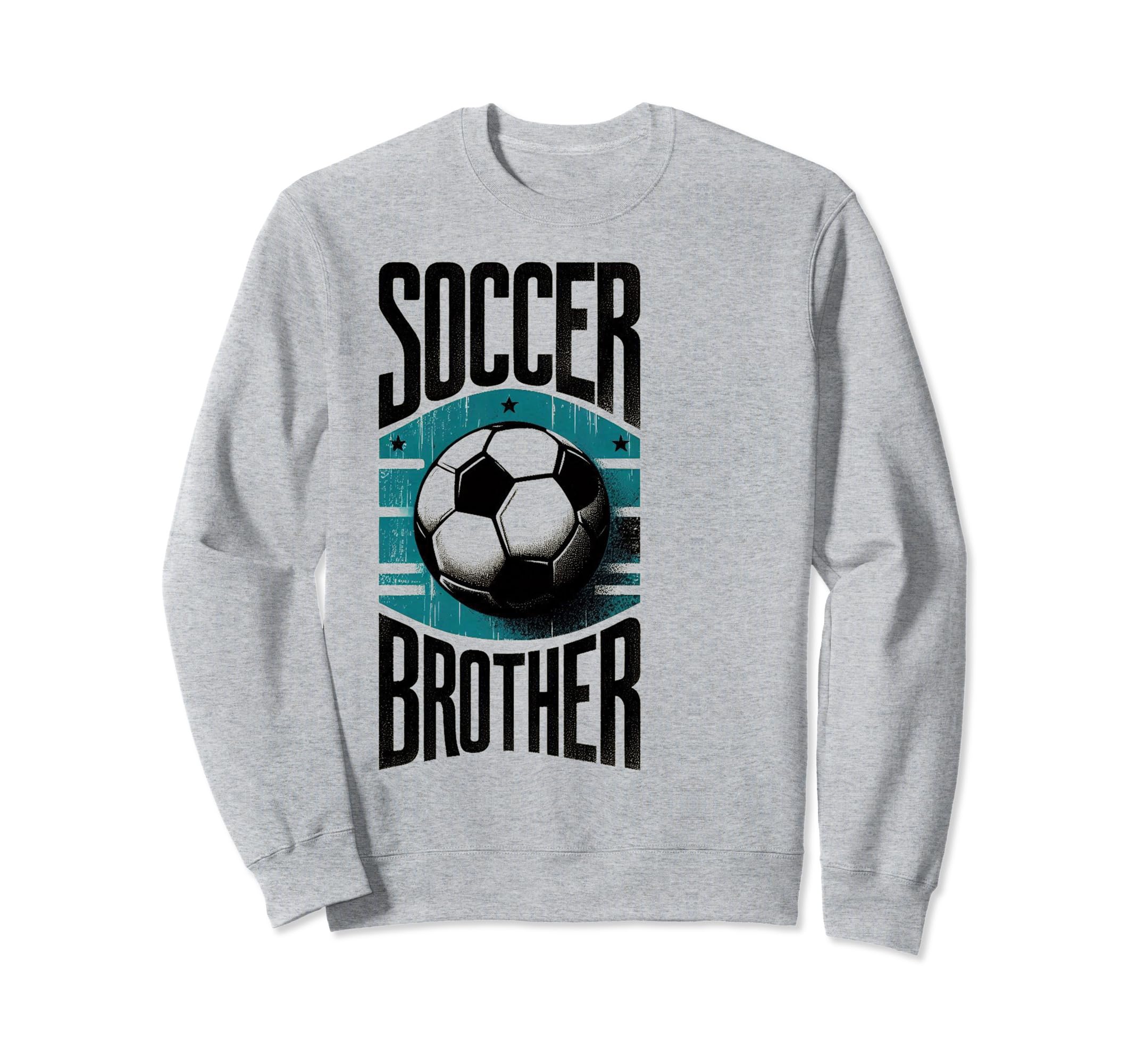 Soccer Brother Family Matching Team Sweatshirt - Custom Art Print Unisex