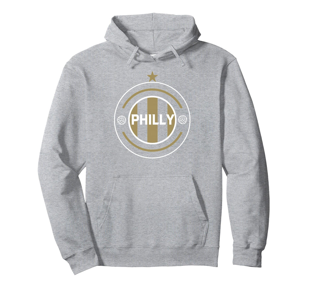 Philadelphia Soccer Jersey Crest Hoodie - Novelty Apparel Unisex