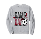 Game Day Soccer Team Season Maroon Sweatshirt - Trendy Graphic for Adults