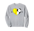 Soccer And Softball Heart Catcher Sweatshirt - Streetwear Style Unisex