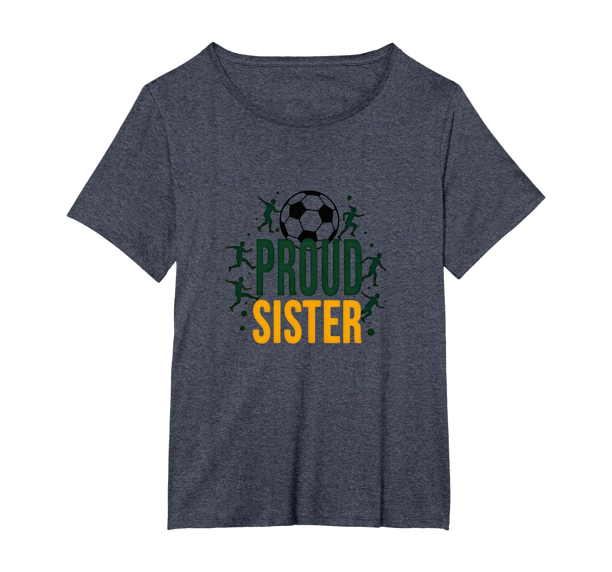 Proud Soccer Sister Sporty Family T-Shirt - Streetwear Style Men Women
