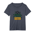 Proud Soccer Sister Sporty Family T-Shirt - Custom Art Print for Adults