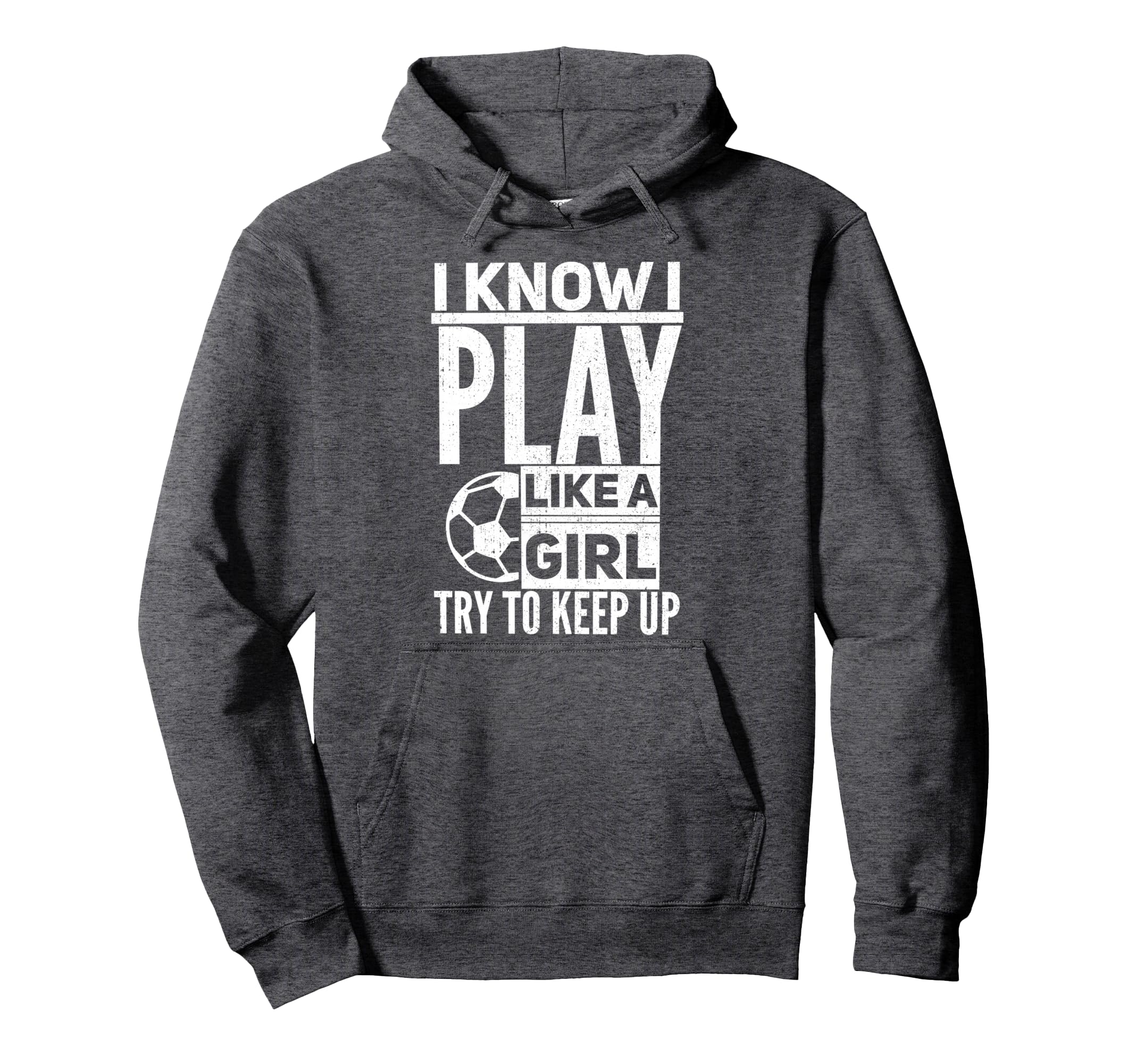 I Know I Play Like Try To Keep Up Funny Hoodie - Graphic Print for Adults