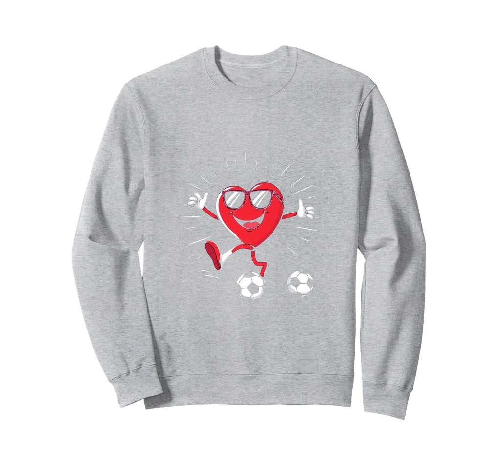 Heart Soccer Gift T-Shirt - Fun Novelty Design Unisex