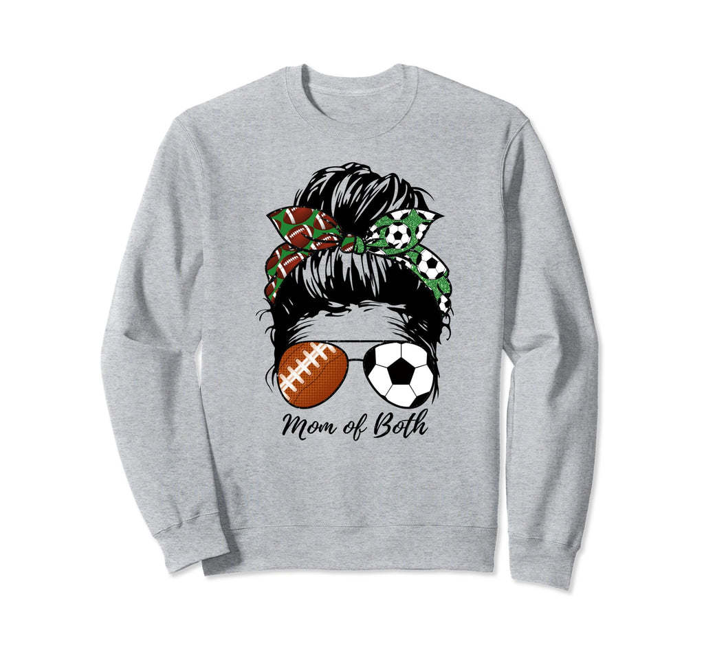 Football Mom Soccer Mom Mom Both Sweatshirt - Graphic Print Men Women