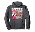 Soccer And Cheer Mom Leopard Cheerleader Hoodie - Trendy Graphic Men Women