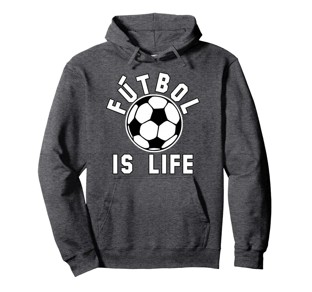 Futbol Is Life Soccer Ball Hoodie - Graphic Print Men Women