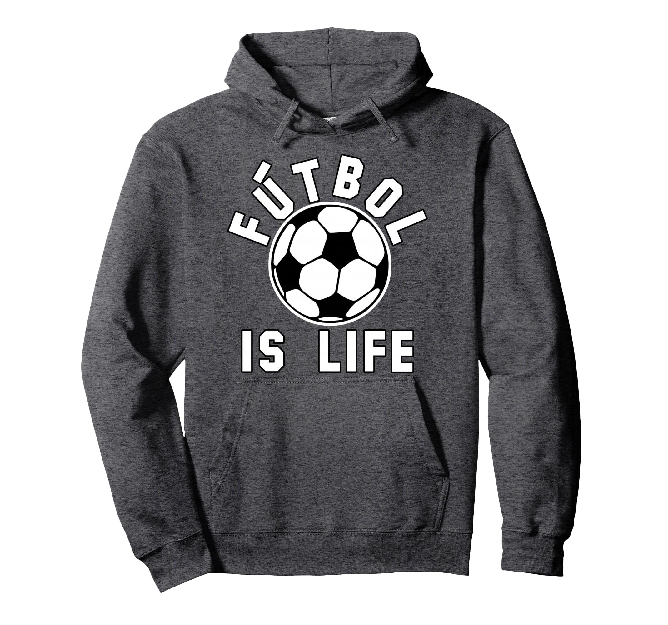 Futbol Is Life Soccer Ball Hoodie - Graphic Print Men Women