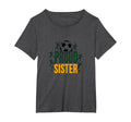 Proud Soccer Sister Sporty Family T-Shirt - Custom Art Print Men Women
