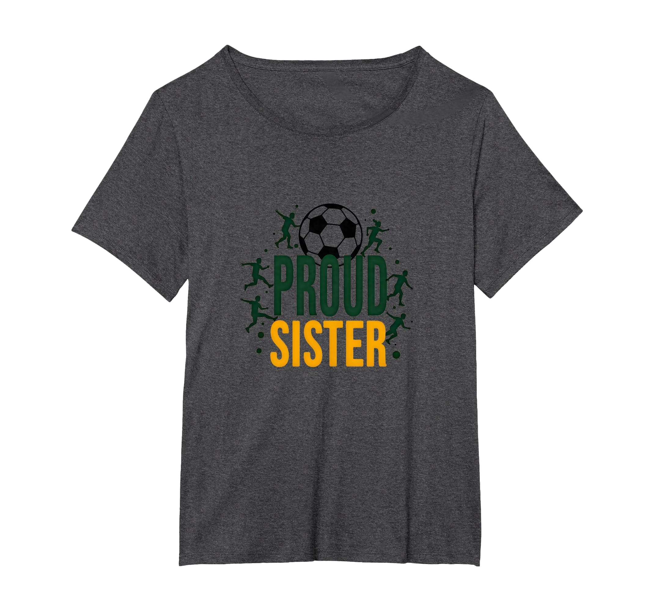 Proud Soccer Sister Sporty Family T-Shirt - Custom Art Print Men Women