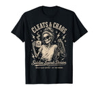 Cleats Chaos Skeleton Soccer Mom Funny T-Shirt - Graphic Print Men Women