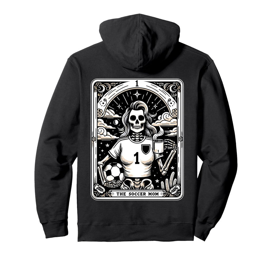 Tarot Card Soccer Mom Soccer Mum Hoodie - Casual Everyday Wear Unisex