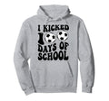 I Kicked 100 Days School Soccer 100Th Hoodie - Streetwear Style Men Women