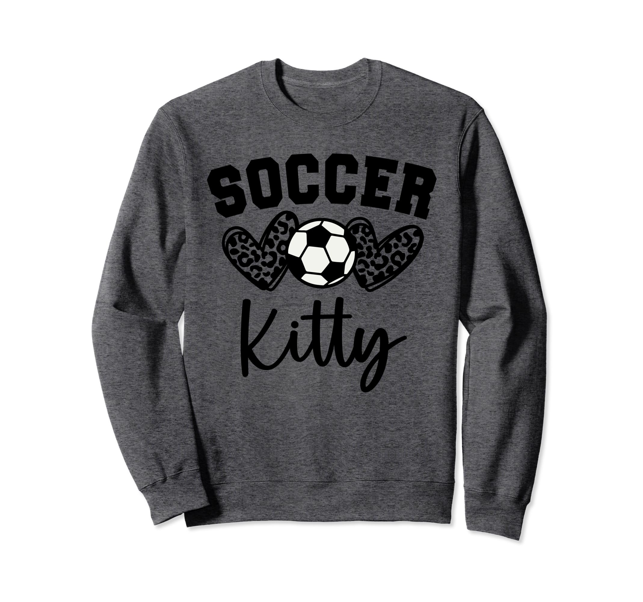 Soccer Kitty Matching Family Soccer Sweatshirt - Graphic Print Unisex