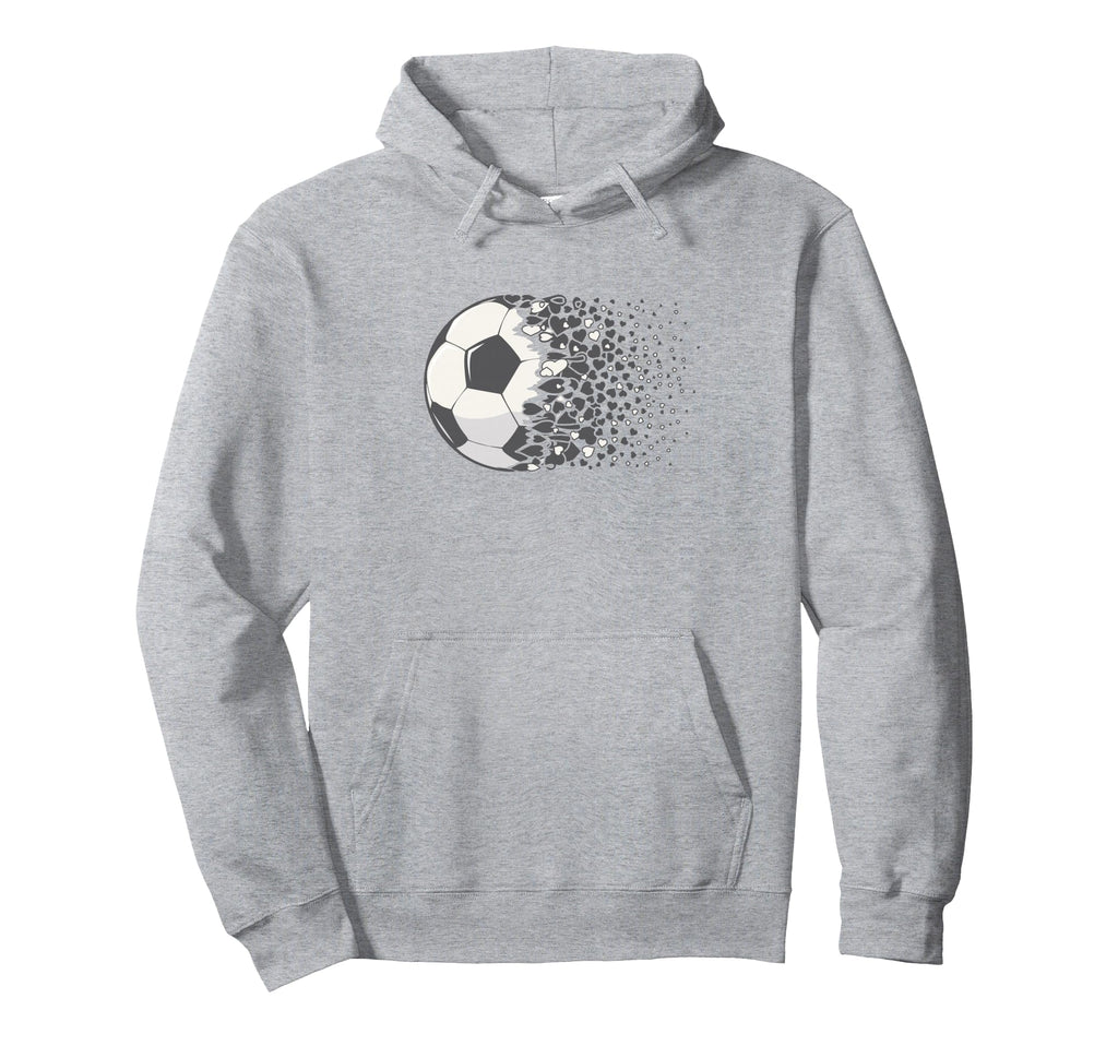 Soccer Ball Soccer Heart Soccer Player Hoodie - Minimalist Print Men Women