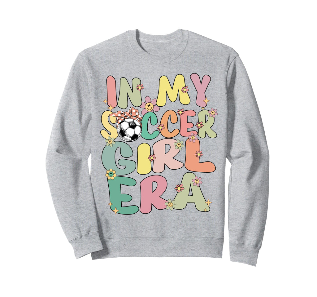 My Soccer Era Groovy Soccer Soccer Sweatshirt - Custom Art Print Men Women
