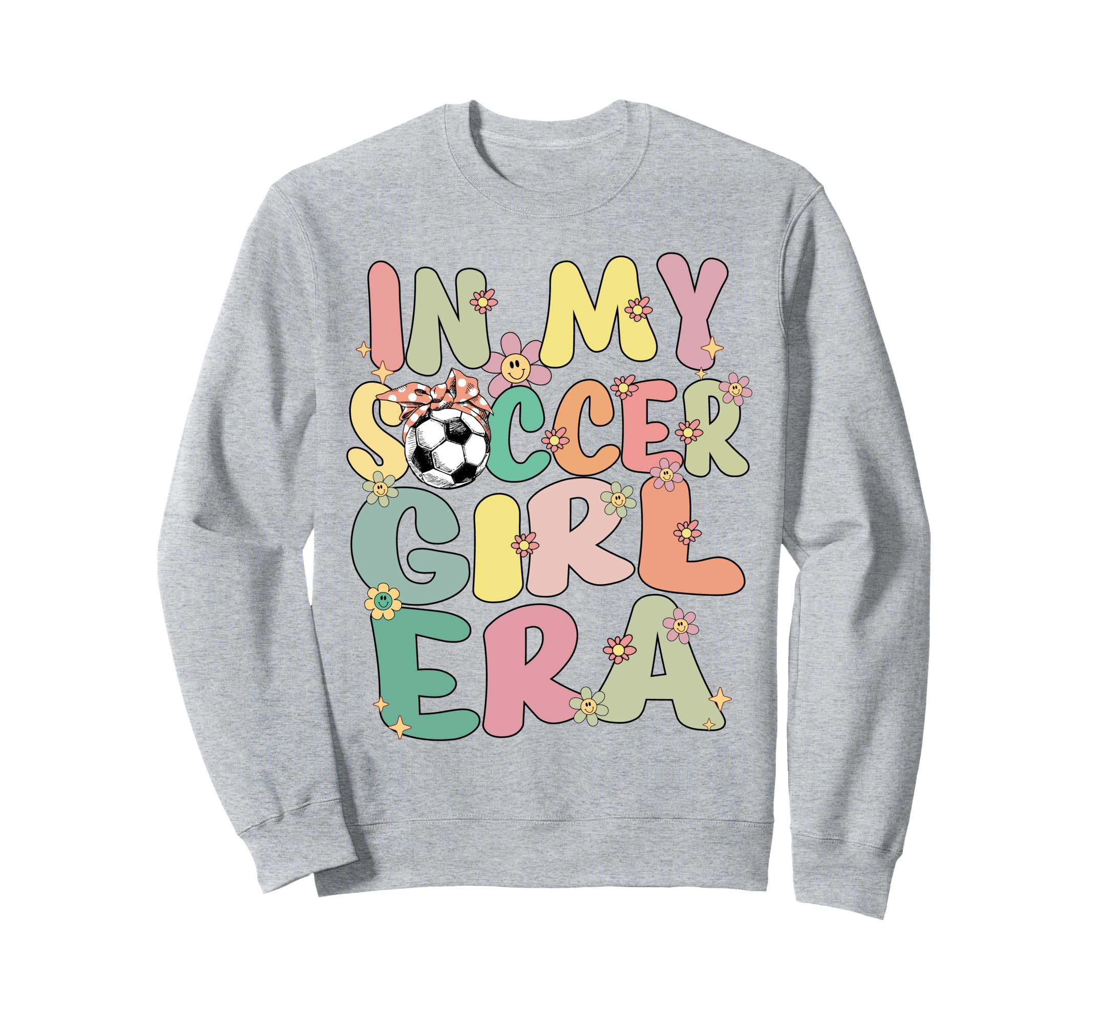My Soccer Era Groovy Soccer Soccer Sweatshirt - Custom Art Print Men Women
